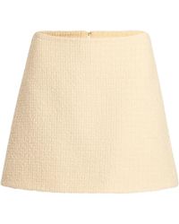 Patou - Tweed A-Line Mini Skirt - Lyst
