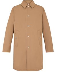 Fursac - Button-Fastening Welt-Pocket Coat - Lyst