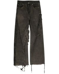 Rick Owens - Jean Ample À Effet Usé - Lyst