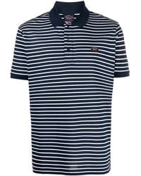 Paul & Shark - Patch-detail Stripe Polo Shirt - Lyst