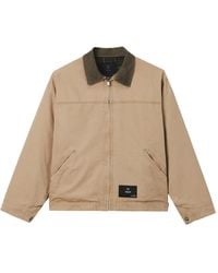 FIVE CM - Logo-Patch Zip-Up Jacket - Lyst