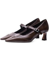 Poche Paris - Buckle-Strap Pumps - Lyst