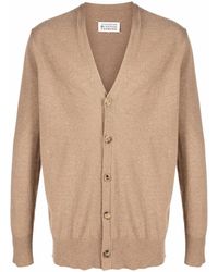 Maison Margiela - V-Neck Long-Sleeve Cardigan - Lyst