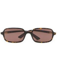 Chloé - Tortoiseshell-Effect Rectangle-Frame Sunglasses - Lyst
