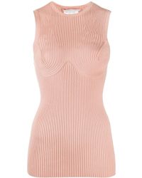 Stella McCartney - Ribbed Vest Top - Lyst