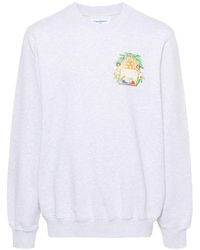 Casablancabrand - Sweatshirt aus Bio-Baumwolle mit Logo-Print - Lyst