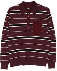 Undercover - Striped Chest-Pocket Polo Shirt - Lyst