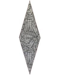 ZEGNA - Stripe-Print Diamond-Shaped Scarf - Lyst
