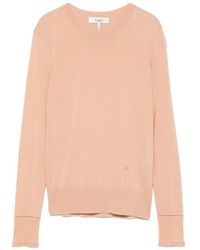 Chloé - Fine-Knit Crew-Neck Sweater - Lyst