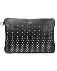 Jimmy Choo - Derek Leather Clutch Bag - Lyst