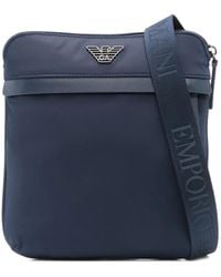 Emporio Armani - Messengertas Met Logoplakkaat - Lyst