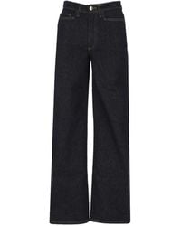 Peuterey - Jean Taille-Haute À Patch Logo - Lyst