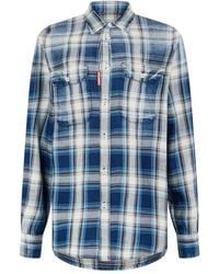 DSquared² - Check Shirt - Lyst