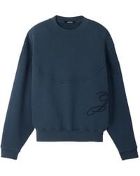 Jacquemus - Sweatshirt Mit Logo-Stickerei - Lyst