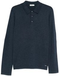 Jonathan Simkhai - Buttoned Long-Sleeve Polo Shirt - Lyst
