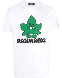 DSquared² - Cartoon And Logo Print T-Shirt - Lyst