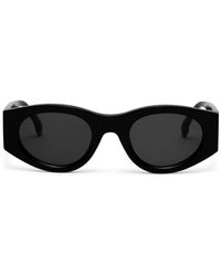 Marcelo Burlon - Pasithea Oval-frame Sunglasses - Lyst