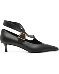 KHAITE - 45Mm Sloan Buckle-Strap Pumps - Lyst