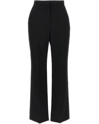 Givenchy - Pantalon En Laine À Bande Satinée - Lyst