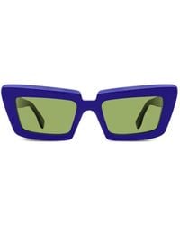 Retrosuperfuture - Coccodrillo Pointed-Edge Sunglasses - Lyst