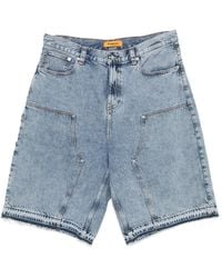 Replay - Shorts Con Orlo Sfrangiato - Lyst