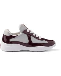 Prada - America's Cup Biker Fabric Sneakers - Lyst