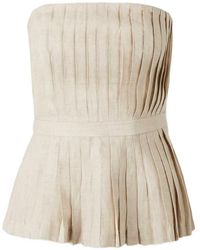 ANDRES OTALORA - Pleated Charming Top - Lyst