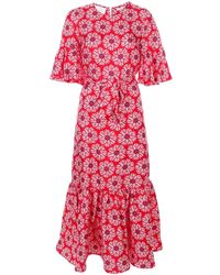 LaDoubleJ Curly Swing Patterned Dress - Rood