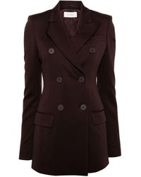 Max Mara - Double-breasted tailored blazer - Lyst