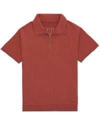 Fortela - Zip-Fastening Short-Sleeve Polo Shirt - Lyst