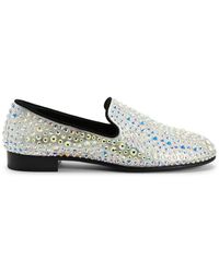 Giuseppe Zanotti - Marvin Crystal-Embellished Loafers - Lyst