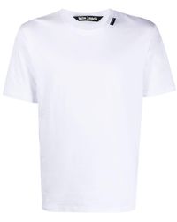 Palm Angels - T-shirt Met Logo-applicatie En Ronde Hals - Lyst