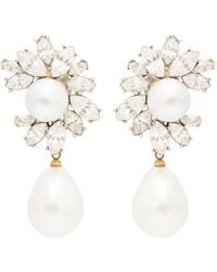 Kenneth Jay Lane - Pearl-Detailing Earrings - Lyst