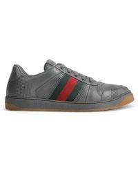 Gucci - Wornout-Effect Screener Sneakers - Lyst