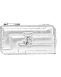 Jimmy Choo - Lise-z Avenue Quilted-leather Card Holder - Lyst