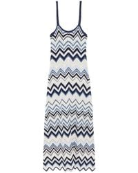 Maje - Knitted Midi Dress - Lyst
