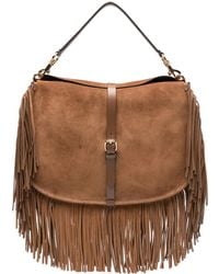 Etro - Crossbody Pony Xl Fringes 44,5X31,5X3 Cm - Lyst