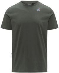 K-Way - Logo-Patch T-Shirt - Lyst
