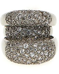 Panconesi - Blow Up Solar Ring mit Kristallen - Lyst