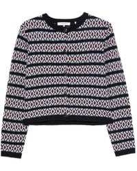 FRAME - Fair-Isle-Pattern Cardigan - Lyst