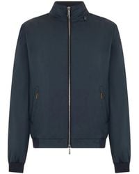 Moorer - Zipped High-Neck Jacket - Lyst