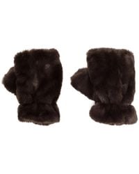 Apparis - Ariel Handschuhe Aus Faux Fur - Lyst