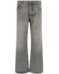 Off-White c/o Virgil Abloh - Logo-Print Jeans - Lyst