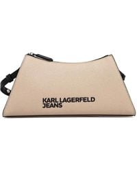 Karl Lagerfeld - Umhängetasche mit dreieckiger Form - Lyst