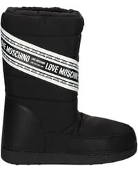 Love Moschino - Stivali Da Neve Con Stampa - Lyst