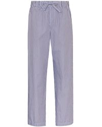Tekla - Striped Drawstring Pajama Trousers - Lyst