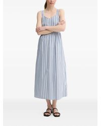 Marc O' Polo - Gestreiftes Maxikleid ohne Ärmel - Lyst