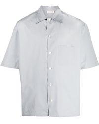 Alexander McQueen - Camisa con logo estampado y manga corta - Lyst