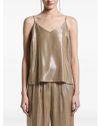 Peserico - V-Neck Sleeveless Top - Lyst