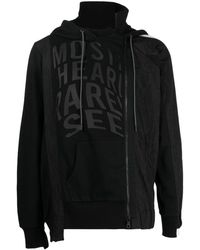 Mostly Heard Rarely Seen - Track Asymmetric Panelled Hoodie - Lyst